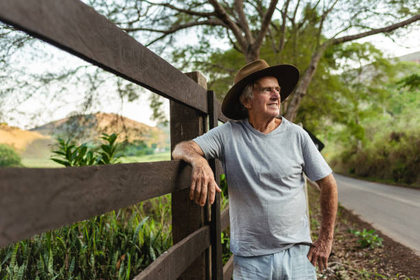 istock Proud farmer on his property 1293486312