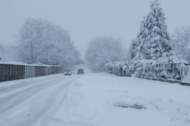 istock Street with snow 1293487492