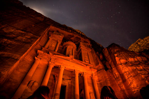 istock Treasury by night, Petra, Jordan 1293489151