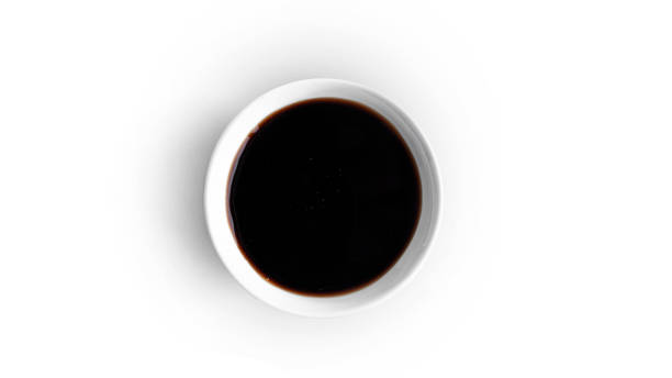 istock Soy sauce in a saucepan on a white background 1293496434