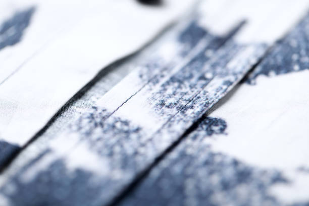 Close up of cotton fabric.