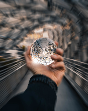 A hand held Lensball shot taken at 