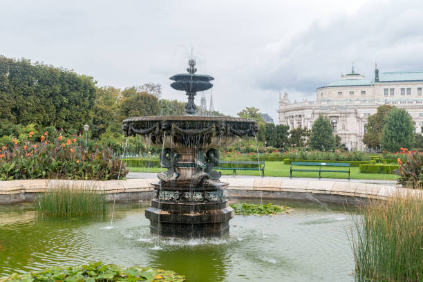 istock Fountain located at Volksgarten (People's Garden) in Vienna, Austria. 1293506044
