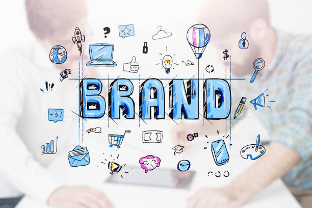 istock Two men in office and brand sketch 1293518127