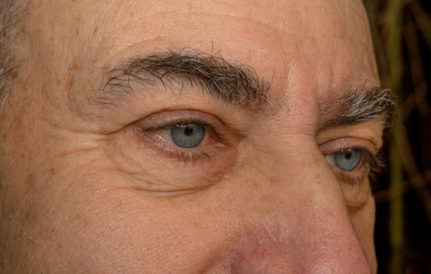 istock Sad blue eyes of an aging man. 1293526440