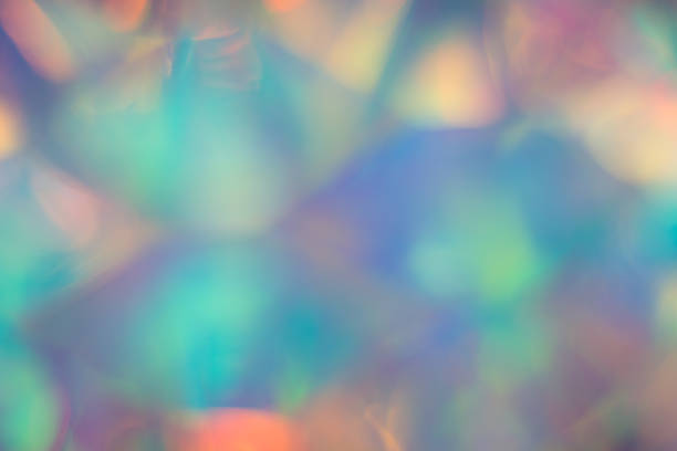 istock Blurred abstract pastel rainbow holographic background 1293530110