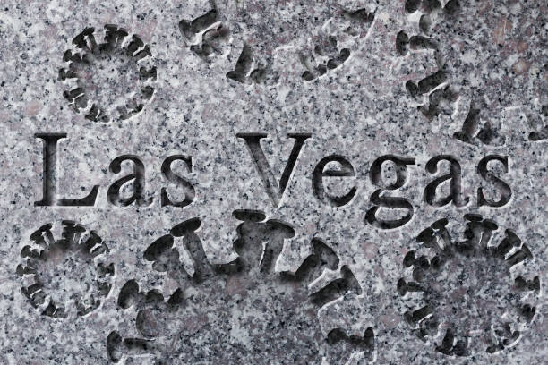istock Engraved City Las Vegas Illustration 1293531195