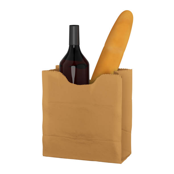 istock Craft paper bag mockup. 1293533788