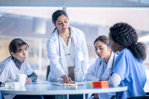 istock Multi ethnic group of medical workers 1293534285