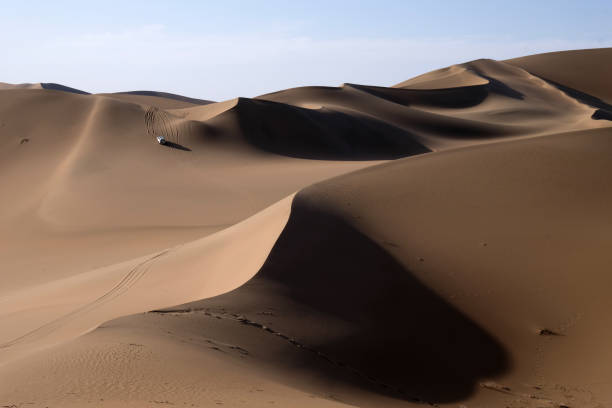 istock Badain Jaran desert sand dunes, Inner Mongolia, China 1293539089