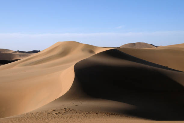 istock Badain Jaran desert sand dunes, Inner Mongolia, China 1293539145