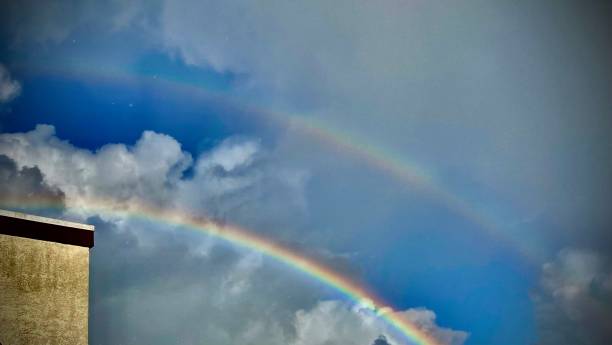 istock after the rain / double rainbow over mission valley 1293543503