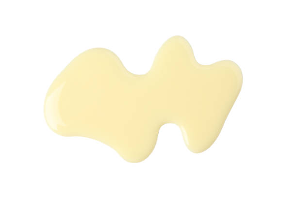 istock Sweet condensed milk isolated on white background 1293560648