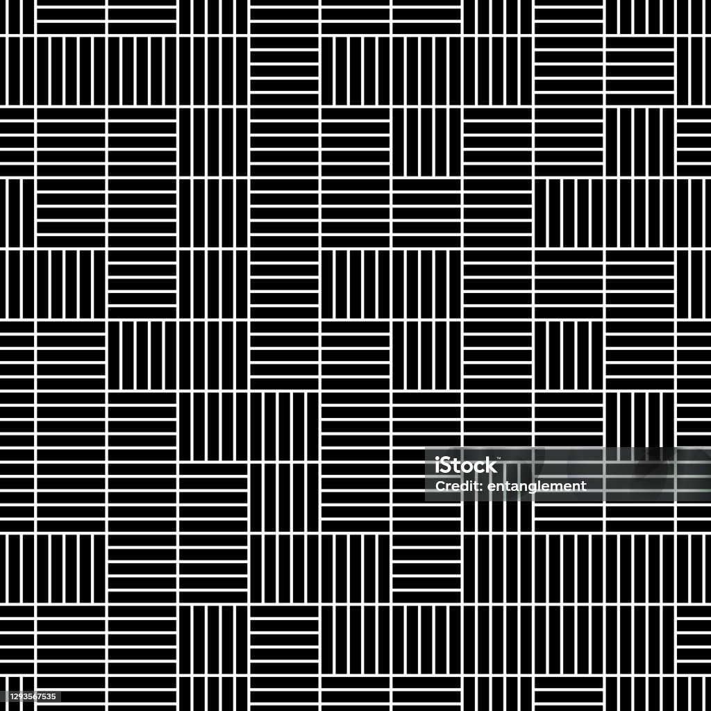 Simple Horizontal Pattern Seamless Pattern With Horizontal And Vertical White Segments Stock ...