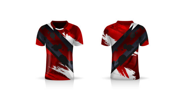istock Specification Soccer Sport , Esport Gaming T Shirt Jersey template. mock up uniform . Vector Illustration design 1293574132