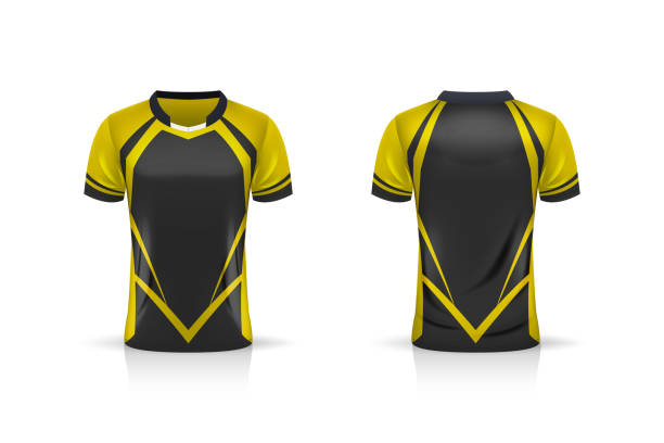 istock Specification Soccer Sport , Esport Gaming T Shirt Jersey template. mock up uniform . Vector Illustration design 1293574215