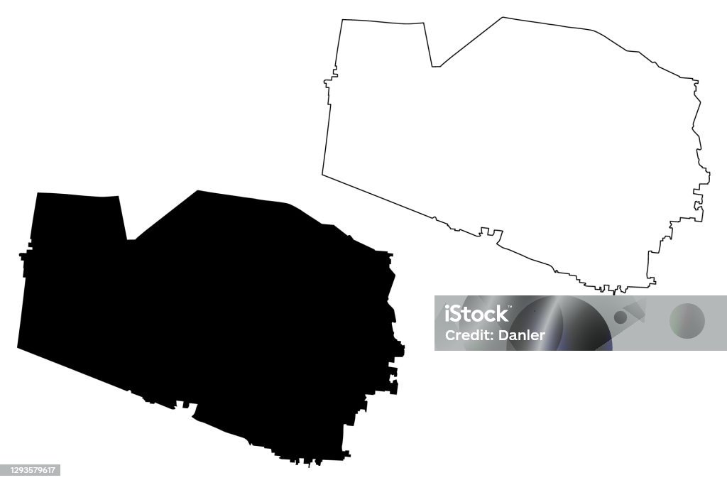 Ilustración de Ilustración Vectorial Del Mapa Del Condado De Williamson