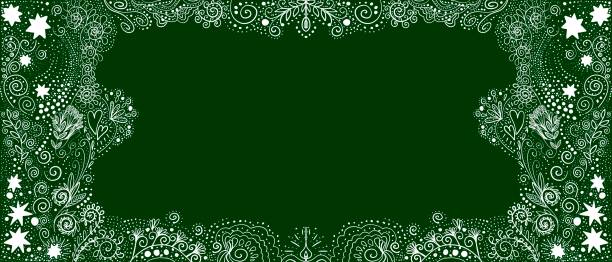 boże narodzenie nowy rok banner tle - christmas gold green backgrounds stock illustrations