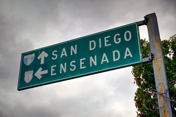istock Road Signage in Tijuana Mexico 1293585282