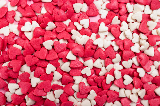 istock Valentine's day background with small hearts 1293585991