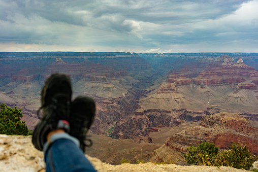 Traveling in USA Southwest: On the South Rim of the Grand Canyon