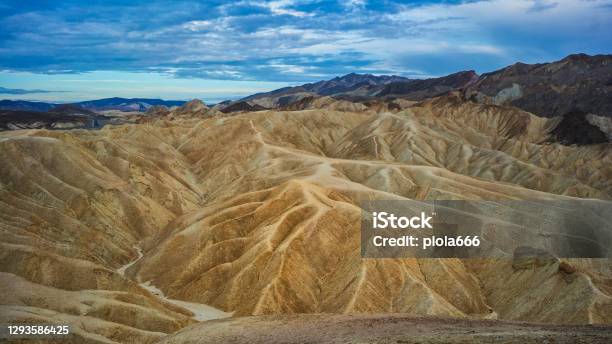 Summer Vacations In California Dunes And Sand At The Death Valley National Park Zabriskie Point Stock Photo - Download Image Now
