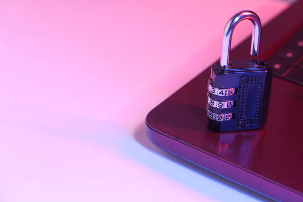 istock internet safety concept with padlocked on laptop 1293591438