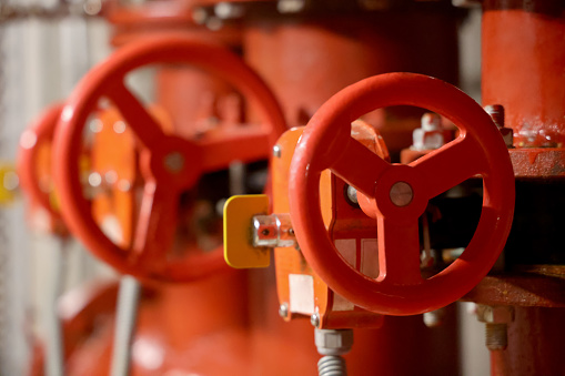 The valve of system Industrial of fire extinguishing.