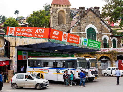 Old Bus Station at Nainital, Uttarakhand, India