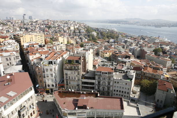 istock Istanbul Turkey Cityscape Aerial View 1293610525