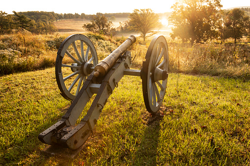 Cannon at Valley Forge National Historic Park, Pennsylvania, USA