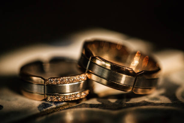 istock Closeup shot of wedding rings 1293611356