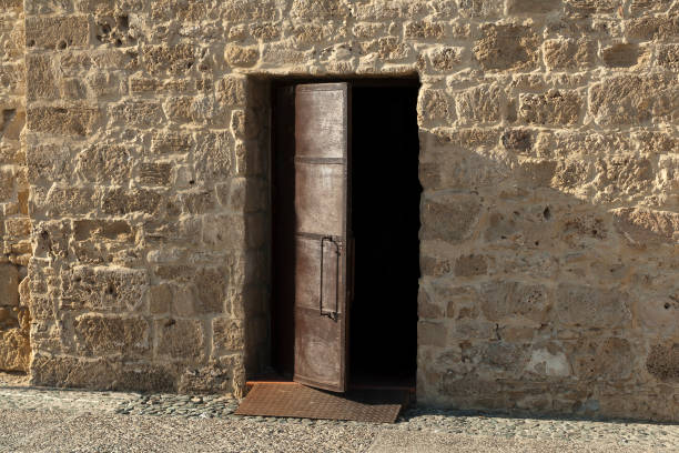 Interior of the medieval walls in the historic center of the city of Palma de Mallorca