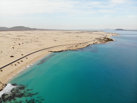 Dune area on the North East of Fuerteventura
