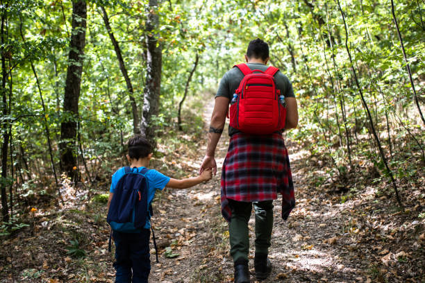 istock Father and son hiking 1293634324