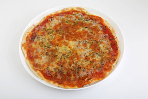 istock italian pizza with ham tomato and mozarella 1293643224