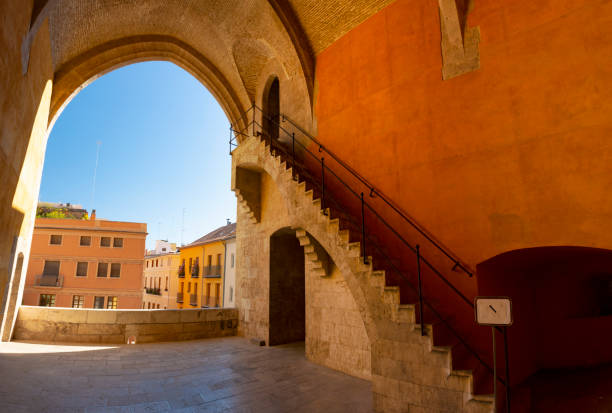 Stairs. Beautiful Spanish village. Costa del Sol, Andalusia, Spain.
