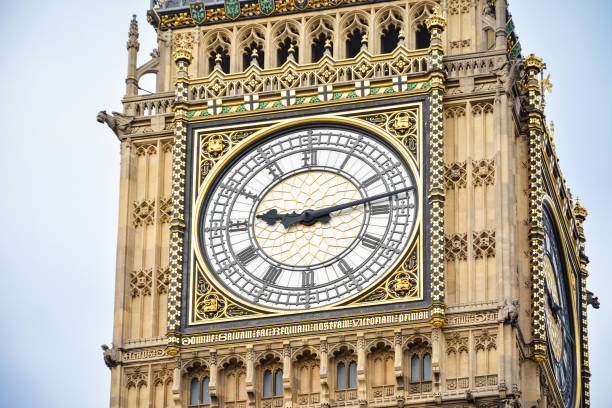 istock Big Ben clock tower and Westminster Bridge. London, UK 1293654598