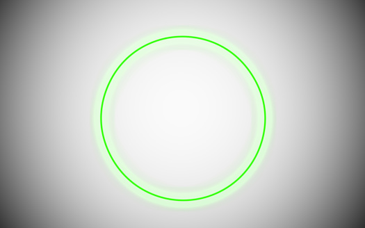 neon, green, ring, background, illustration