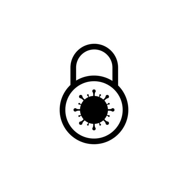 istock coronavirus lockdown symbol. Coronavirus pandemic puts countries on lockdown and Concept of Icon of Stopping Corona Virus 1293660666