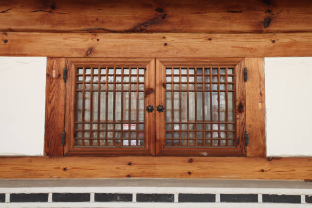 istock Korean traditional wooden window 1293663605