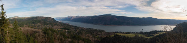 istock Panorama landscape of the Columbia river gorge 1293665488
