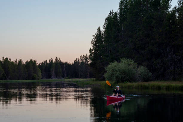 istock Adult Male Kayaking While On Vacation 1293666590