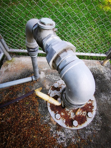 Water pump underground with Irrigation system