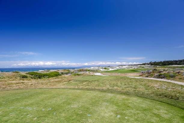 Pebble Beach Golf course views in California