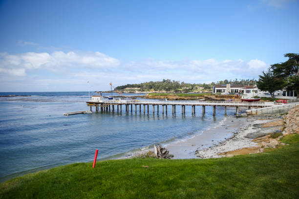 istock Pebble Beach Golf course views in California 1293682002
