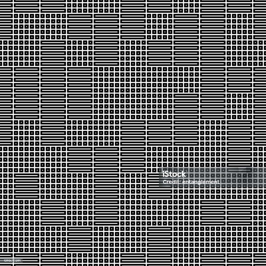 Horizontal S Pattern Seamless Pattern With Horizontal And Vertical Black Segments Stock ...