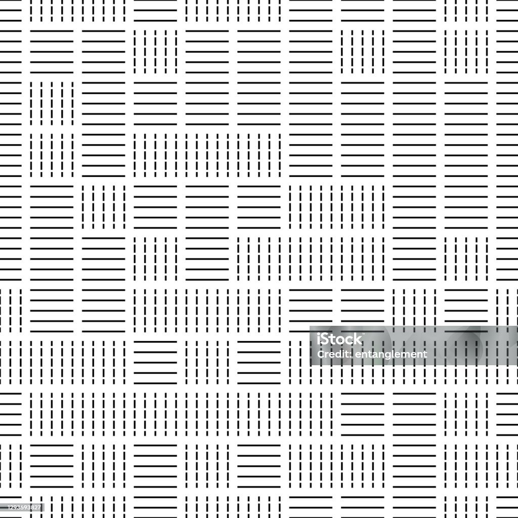 Horizontal S Pattern Seamless Pattern With Horizontal And Vertical Black Segments Stock ...