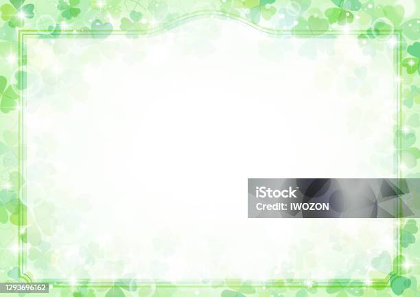 Clover Frameborder Clover Frame Design Stock Illustration - Download Image Now ...