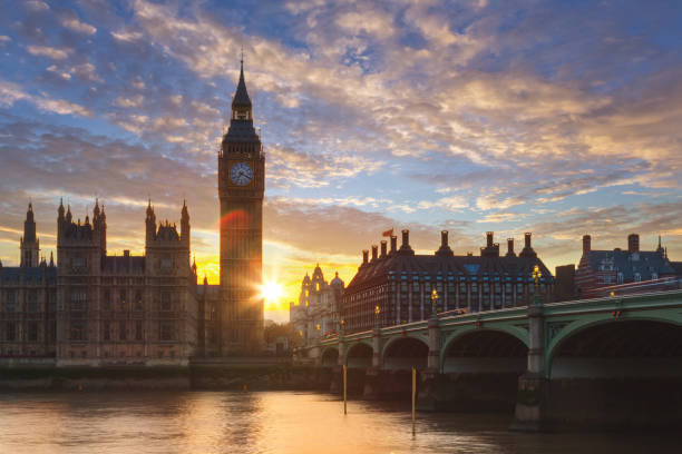 istock The Big Ben in London at sunset 1293710855